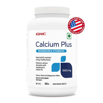 GNC Calcium Plus with Magnesium and Vitamin D3 (1000mg)