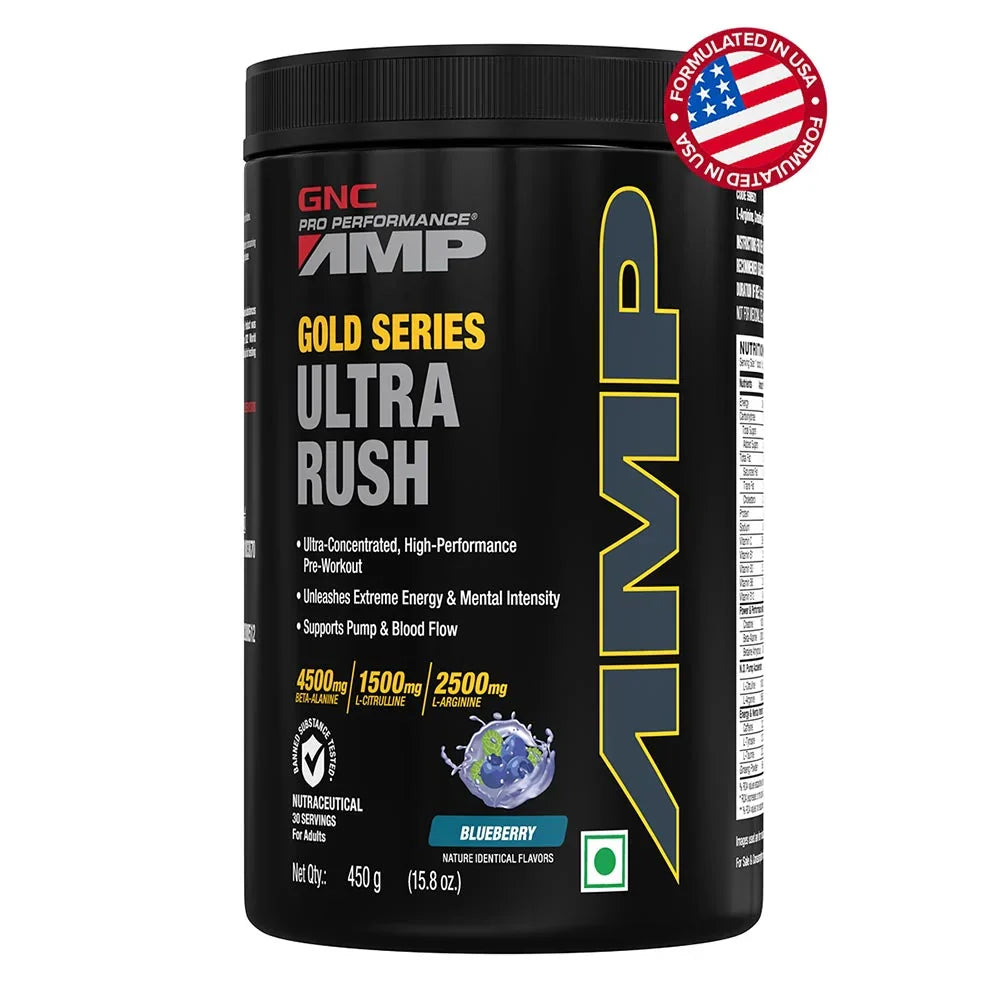 GNC AMP Gold Series Ultra Rush Powder